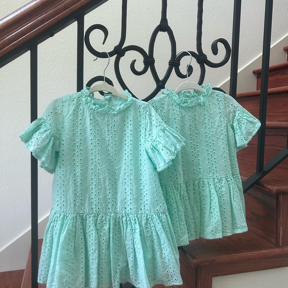 Mint dresses perfect for sisters sold together